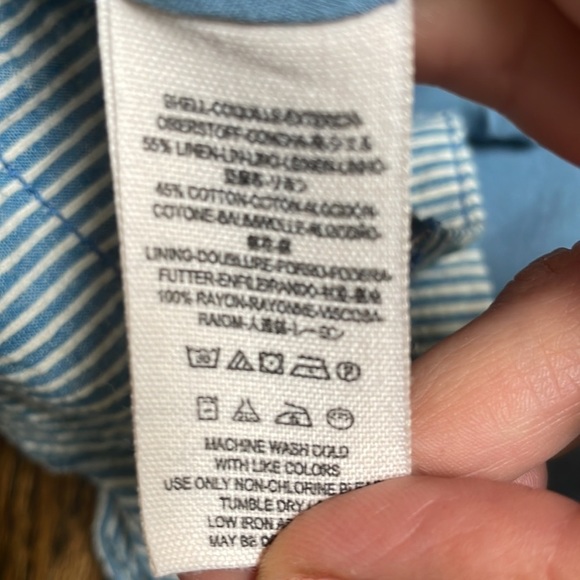 Free People Seersucker Stripe Skirt - Picture 7 of 9